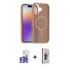 MARSİLYAN™- iPhone 17 Kılıf Siluet Minimal Prime - Siyah Bilvis 3D Cam Ekran Koruyucu + Bilvis Titan Kamera Lens - AKYL