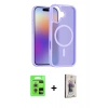 MARSİLYAN™- iPhone 17 Kılıf Siluet Minimal Prime - Siyah Bilvis 3D Cam Ekran Koruyucu + Raze Metal Kamera Lens - GS