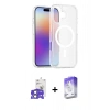 MARSİLYAN™- iPhone 17 Kılıf Siluet Minimal Prime - Siyah Bilvis 5in1 3D Magic Cam Ekran Koruyucu + Bilvis Titan Kamera Lens - AKYL