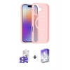 MARSİLYAN™- iPhone 17 Kılıf Siluet Minimal Prime - Siyah Bilvis 5in1 3D Magic Cam Ekran Koruyucu + Bilvis Titan Kamera Lens - AKYL