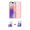 MARSİLYAN™- iPhone 17 Kılıf Siluet Minimal Prime - Siyah Bilvis 5in1 5D Magic Hayalet Cam Ekran Koruyucu + Bilvis Titan Kamera Lens - GS
