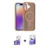 MARSİLYAN™- iPhone 17 Kılıf Siluet Minimal Prime - Siyah Bilvis 5in1 5D Magic Hayalet Cam Ekran Koruyucu + Bilvis Titan Kamera Lens - GS