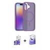 MARSİLYAN™- iPhone 17 Kılıf Siluet Minimal Prime - Siyah Bilvis 5in1 5D Magic Hayalet Cam Ekran Koruyucu + Bilvis Titan Kamera Lens - AKMI