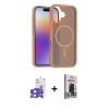 MARSİLYAN™- iPhone 17 Kılıf Siluet Minimal Prime - Siyah Bilvis Hayalet Cam Ekran Koruyucu + Bilvis Titan Kamera Lens - AKMI