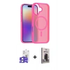 MARSİLYAN™- iPhone 17 Kılıf Siluet Minimal Prime - Siyah Bilvis Hayalet Cam Ekran Koruyucu + Bilvis Titan Kamera Lens - AKMI