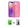 MARSİLYAN™- iPhone 17 Kılıf Siluet Minimal Prime - Siyah Bilvis Hayalet Cam Ekran Koruyucu + Raze Metal Kamera Lens - AKYL