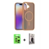 MARSİLYAN™- iPhone 17 Kılıf Siluet Minimal Prime - Siyah Bilvis Hayalet Cam Ekran Koruyucu + Raze Metal Kamera Lens - GS