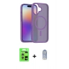 MARSİLYAN™- iPhone 17 Kılıf Siluet Minimal Prime - Siyah Joko Magic 5D Cam + Raze Metal Kamera Lens - GS