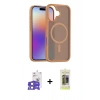 MARSİLYAN™- iPhone 17 Kılıf Siluet Minimal Prime - Siyah Joko Magic 5D Hayalet Cam + Bilvis Titan Kamera Lens - AKMI