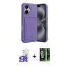 MARSİLYAN™- iPhone 17 Kılıf Vadi Çizgi Prime - Şeffaf 360 Full Body Arka Koruyucu + Bilvis Titan Kamera Lens - AKMI