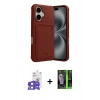 MARSİLYAN™- iPhone 17 Kılıf Vadi Çizgi Prime - Şeffaf 360 Full Body Arka Koruyucu + Bilvis Titan Kamera Lens - AKMI