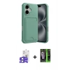 MARSİLYAN™- iPhone 17 Kılıf Vadi Çizgi Prime - Şeffaf 360 Full Body Arka Koruyucu + Bilvis Titan Kamera Lens - AKMI