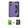 MARSİLYAN™- iPhone 17 Kılıf Vadi Çizgi Prime - Şeffaf 360 Full Body Arka Koruyucu + Raze Metal Kamera Lens - AKMR