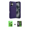MARSİLYAN™- iPhone 17 Kılıf Vadi Çizgi Prime - Şeffaf 360 Full Body Arka Koruyucu + Raze Metal Kamera Lens - AKMR