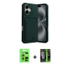 MARSİLYAN™- iPhone 17 Kılıf Vadi Çizgi Prime - Şeffaf 360 Full Body Arka Koruyucu + Raze Metal Kamera Lens - AKMR