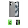 MARSİLYAN™- iPhone 17 Kılıf Vadi Çizgi Prime - Şeffaf 360 Full Body Arka Koruyucu + Raze Metal Kamera Lens - AKYL