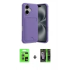 MARSİLYAN™- iPhone 17 Kılıf Vadi Çizgi Prime - Şeffaf 360 Full Body Arka Koruyucu + Raze Metal Kamera Lens - AKMI