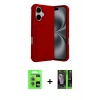 MARSİLYAN™- iPhone 17 Kılıf Vadi Çizgi Prime - Siyah 360 Mat Full Body Arka Koruyucu + Raze Metal Kamera Lens - AKMI