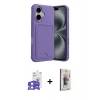 MARSİLYAN™- iPhone 17 Kılıf Vadi Çizgi Prime - Siyah Bilvis 3D Cam Ekran Koruyucu + Bilvis Titan Kamera Lens - GS