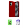 MARSİLYAN™- iPhone 17 Kılıf Vadi Çizgi Prime - Siyah Bilvis 5in1 3D Magic Cam Ekran Koruyucu + Raze Metal Kamera Lens - AKMI
