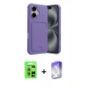 MARSİLYAN™- iPhone 17 Kılıf Vadi Çizgi Prime - Siyah Bilvis 5in1 3D Magic Cam Ekran Koruyucu + Raze Metal Kamera Lens - AKMI