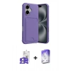 MARSİLYAN™- iPhone 17 Kılıf Vadi Çizgi Prime - Siyah Bilvis 5in1 3D Magic Cam Ekran Koruyucu + Bilvis Titan Kamera Lens - GS