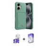 MARSİLYAN™- iPhone 17 Kılıf Vadi Çizgi Prime - Siyah Bilvis 5in1 3D Magic Cam Ekran Koruyucu + Bilvis Titan Kamera Lens - GS