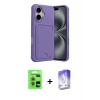MARSİLYAN™- iPhone 17 Kılıf Vadi Çizgi Prime - Siyah Bilvis 5in1 3D Magic Cam Ekran Koruyucu + Raze Metal Kamera Lens - AKMR