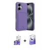 MARSİLYAN™- iPhone 17 Kılıf Vadi Çizgi Prime - Siyah Bilvis 5in1 5D Magic Hayalet Cam Ekran Koruyucu + Bilvis Titan Kamera Lens - LA
