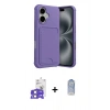 MARSİLYAN™- iPhone 17 Kılıf Vadi Çizgi Prime - Siyah Joko Magic 5D Cam + Bilvis Titan Kamera Lens - LA