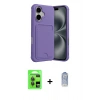 MARSİLYAN™- iPhone 17 Kılıf Vadi Çizgi Prime - Siyah Joko Magic 5D Cam + Raze Metal Kamera Lens - GI