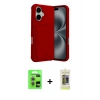 MARSİLYAN™- iPhone 17 Kılıf Vadi Çizgi Prime - Siyah Joko Magic 5D Hayalet Cam + Raze Metal Kamera Lens - AKMR