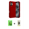 MARSİLYAN™- iPhone 17 Kılıf Vadi Çizgi Prime - Siyah Joko Magic 5D Hayalet Cam + Raze Metal Kamera Lens - AKYL