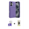 MARSİLYAN™- iPhone 17 Kılıf Vadi Çizgi Prime - Siyah Joko Magic 5D Hayalet Cam + Bilvis Titan Kamera Lens - LA