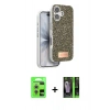 MARSİLYAN™- iPhone 17 Kılıf Vadi Klasik Serisi - Şeffaf 360 Full Body Arka Koruyucu + Raze Metal Kamera Lens - GS