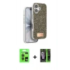 MARSİLYAN™- iPhone 17 Kılıf Vadi Klasik Serisi - Şeffaf 360 Full Body Arka Koruyucu + Raze Metal Kamera Lens - GI