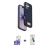 MARSİLYAN™- iPhone 17 Kılıf Vadi Klasik Serisi - Şeffaf Pasifik Cam Ekran Koruyucu + Bilvis Titan Kamera Lens - AKYL