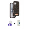 MARSİLYAN™- iPhone 17 Kılıf Vadi Klasik Serisi - Şeffaf Pasifik Cam Ekran Koruyucu + Bilvis Titan Kamera Lens - AKYL