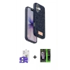 MARSİLYAN™- iPhone 17 Kılıf Vadi Klasik Serisi - Siyah 360 Mat Full Body Arka Koruyucu + Bilvis Titan Kamera Lens - AKMI