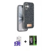 MARSİLYAN™- iPhone 17 Kılıf Vadi Klasik Serisi - Siyah 360 Mat Full Body Arka Koruyucu + Bilvis Titan Kamera Lens - AKMI
