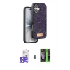 MARSİLYAN™- iPhone 17 Kılıf Vadi Klasik Serisi - Siyah 360 Mat Full Body Arka Koruyucu + Bilvis Titan Kamera Lens - AKYL