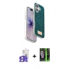 MARSİLYAN™- iPhone 17 Kılıf Vadi Klasik Serisi - Siyah 360 Mat Full Body Arka Koruyucu + Bilvis Titan Kamera Lens - AKYL