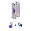 MARSİLYAN™- iPhone 17 Kılıf Vadi Klasik Serisi - Siyah 3D Antistatik Cam Ekran Koruyucu + Bilvis Titan Kamera Lens - AKMI