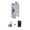 MARSİLYAN™- iPhone 17 Kılıf Vadi Klasik Serisi - Siyah 3D Antistatik Hayalet Cam Ekran Koruyucu + Bilvis Titan Kamera Lens - AKMI
