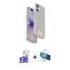 MARSİLYAN™- iPhone 17 Kılıf Vadi Klasik Serisi - Siyah 3D Antistatik Seramik Nano Ekran Koruyucu + Bilvis Titan Kamera Lens - AKYL