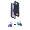 MARSİLYAN™- iPhone 17 Kılıf Vadi Klasik Serisi - Siyah 3D Antistatik Seramik Nano Ekran Koruyucu + Bilvis Titan Kamera Lens - AKYL
