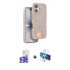 MARSİLYAN™- iPhone 17 Kılıf Vadi Klasik Serisi - Siyah 3D Antistatik Seramik Nano Ekran Koruyucu + Bilvis Titan Kamera Lens - AKYL