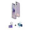 MARSİLYAN™- iPhone 17 Kılıf Vadi Klasik Serisi - Siyah 3D Antistatik Seramik Nano Ekran Koruyucu + Bilvis Titan Kamera Lens - AKYL
