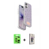 MARSİLYAN™- iPhone 17 Kılıf Vadi Klasik Serisi - Siyah Bilvis 3D Cam Ekran Koruyucu + Açık Yeşil Raze Metal Kamera Lens