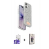 MARSİLYAN™- iPhone 17 Kılıf Vadi Klasik Serisi - Siyah Bilvis 3D Cam Ekran Koruyucu + Bilvis Titan Kamera Lens - AKYL